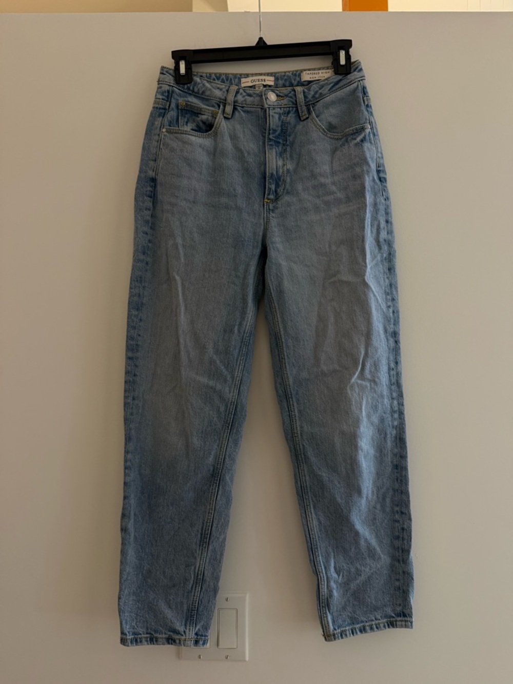 Guess Vintage Light Blue Straight-Leg Jeans